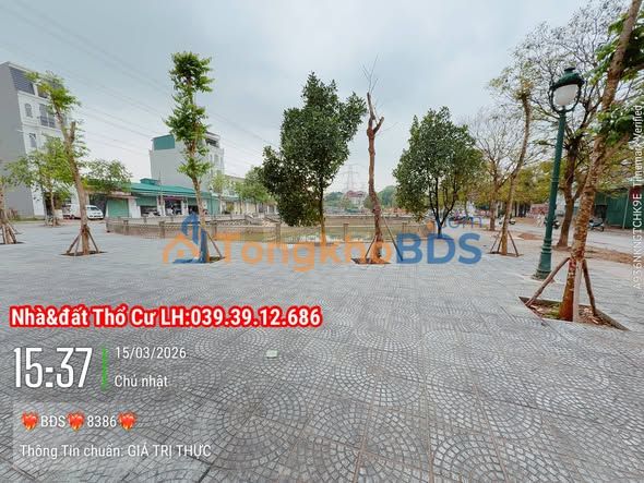 Đất nền Gia Lâm 110m² - View hồ điều hòa, sổ hồng sẵn, giá tốt