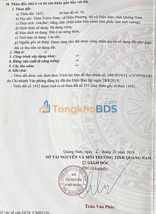 Đất nền Điện Phương 144m² 900 triệu - Tiềm năng tăng giá