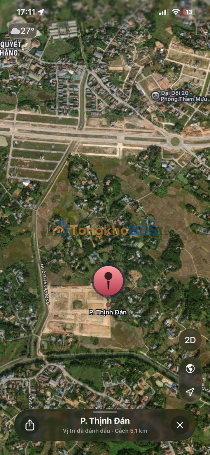 Đất nền 90m² khu Trọng Tín, Sông Công - Sổ đỏ sẵn sàng, giá 2 tỷ