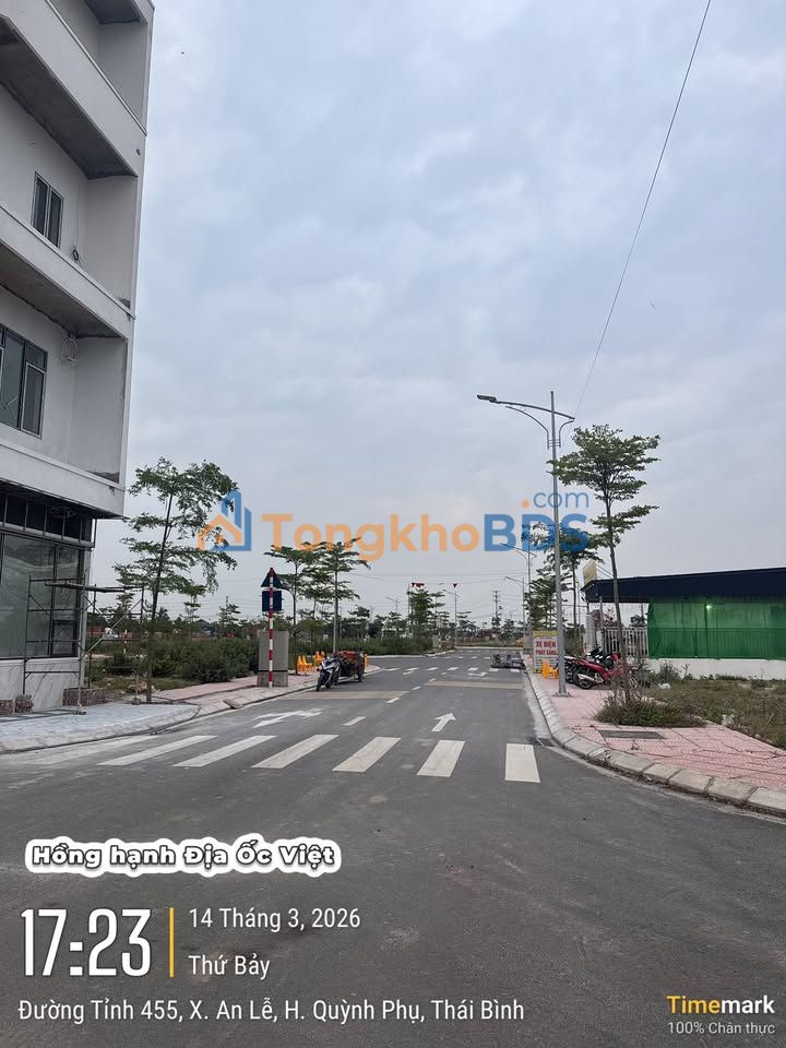 Đất nền LK04 An Lễ Quỳnh Phụ 102m² - Vị trí đắc địa, tiềm năng sinh lời cao