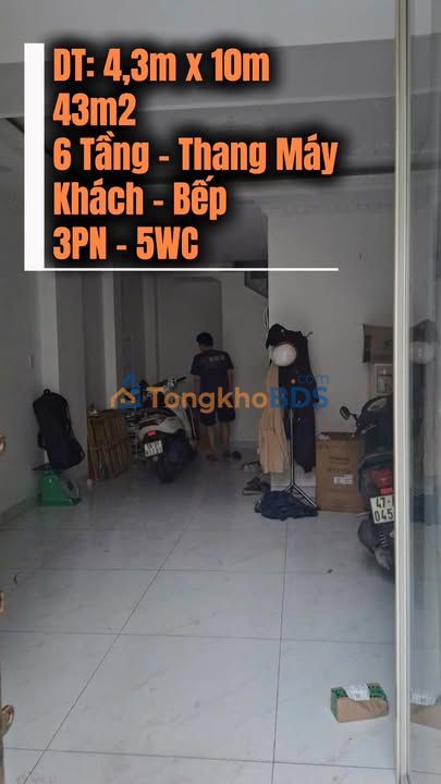 Nhà Mặt Tiền Phùng Văn Cung 43m² - 6 Tầng Thang Máy - Giá 12.8 Tỷ