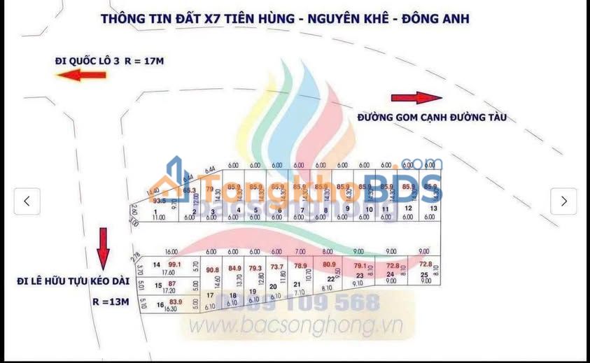 Đất Nền X7 Nguyên Khê, Đông Anh - 85.9m² Sổ Đỏ Sẵn Sàng Giao Dịch