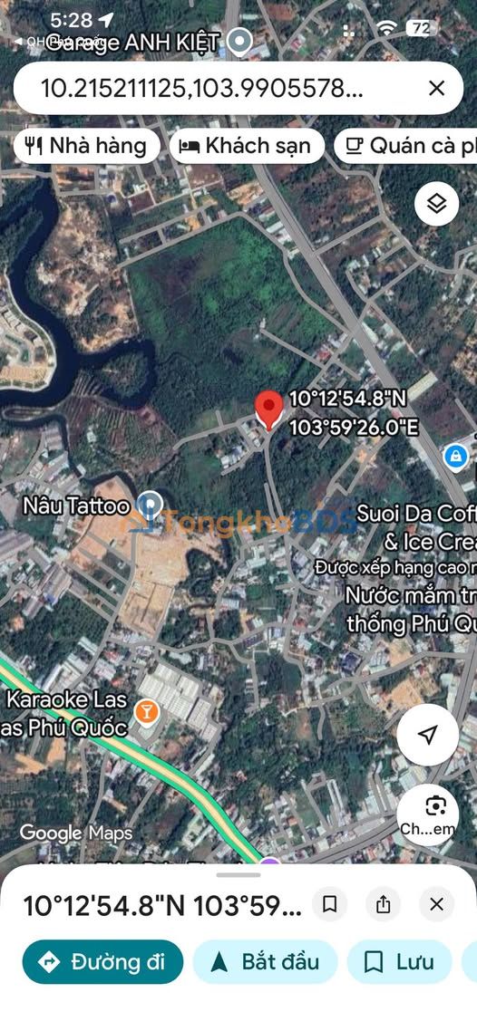 Nhà 98m² Suối Đá, Phú Quốc - Ô tô thoải mái, 2 mặt tiền giá 1 tỷ