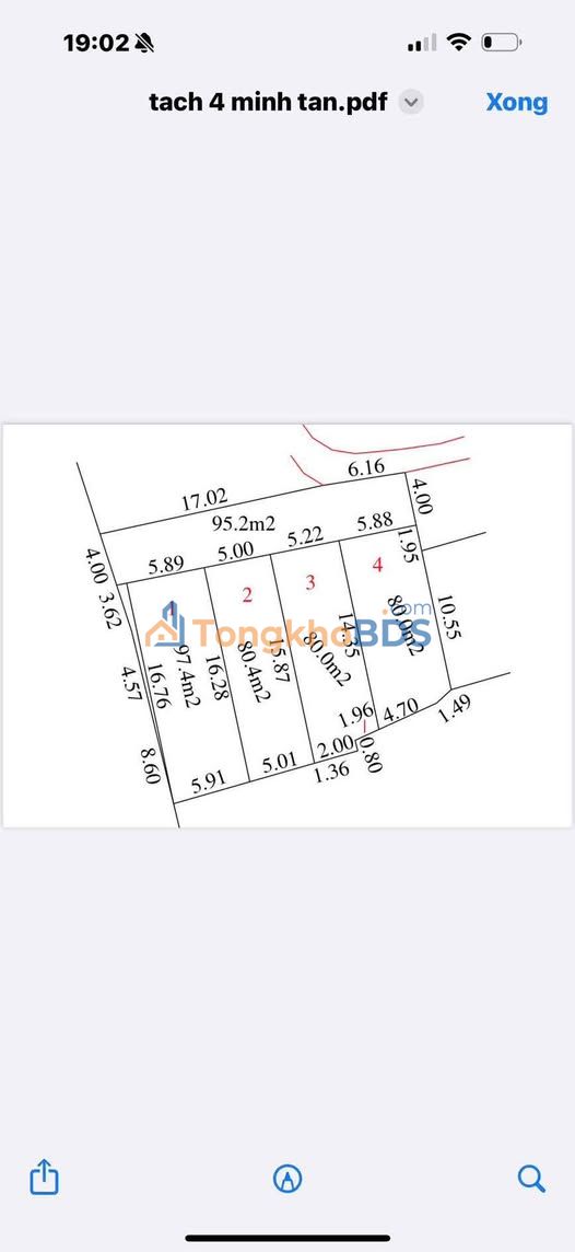 Đất nền Phú Xuyên 97m² nở hậu - Sổ đỏ sẵn sàng - Giá nhỉnh 1 tỷ