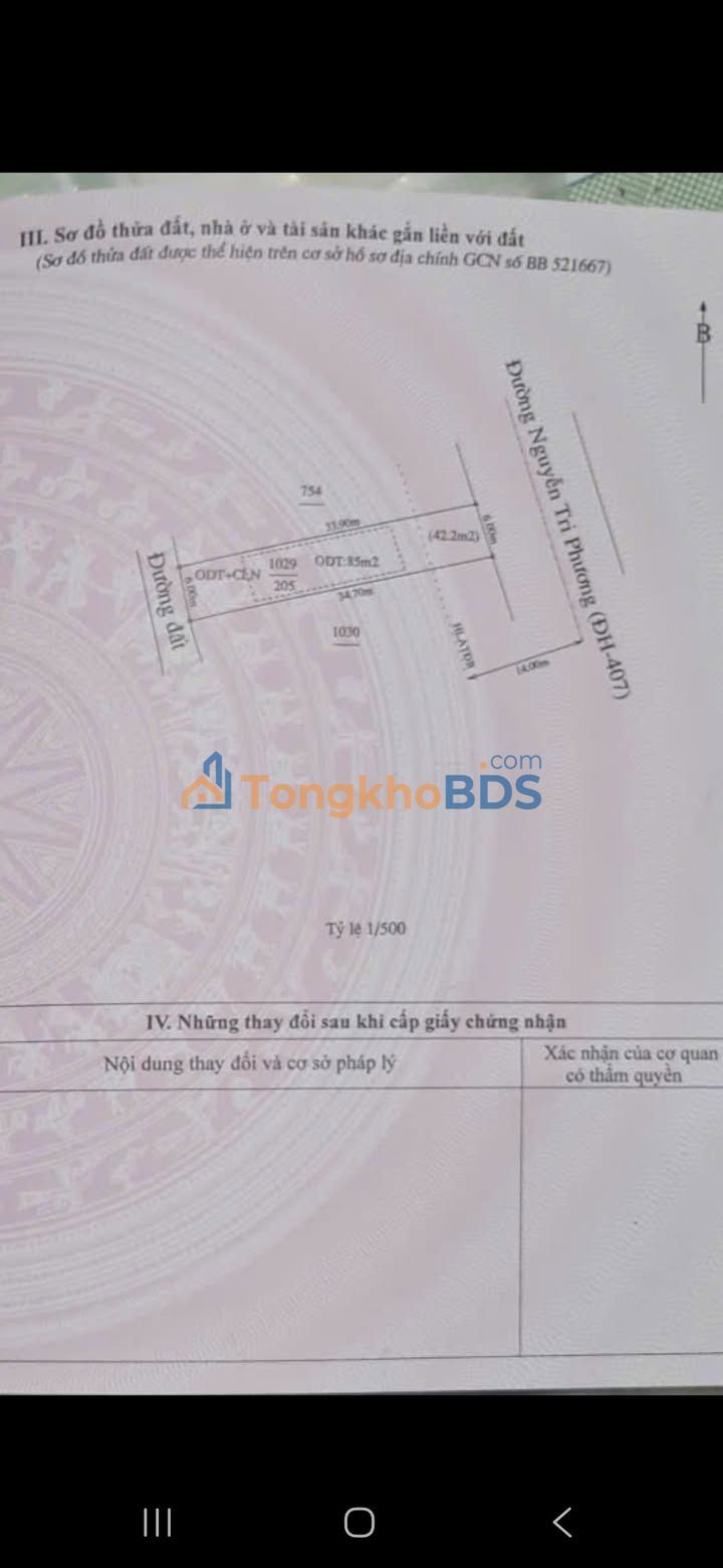 Đất nền Tân Hiệp 204m² 4.5 tỷ - Sổ đỏ chính chủ