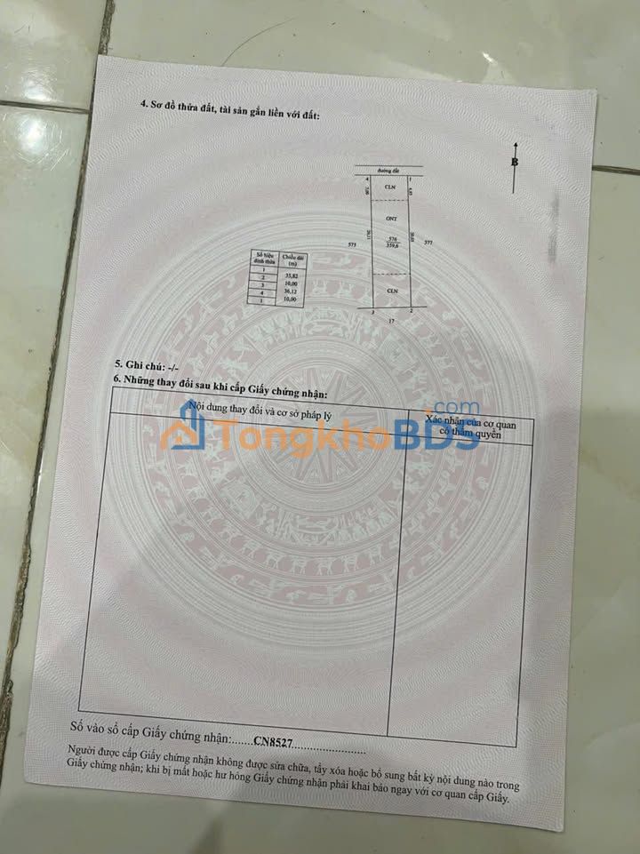 Đất nền 200m² sổ đỏ, mặt tiền đường xe hơi tại Gò Công Đông - Giá tốt