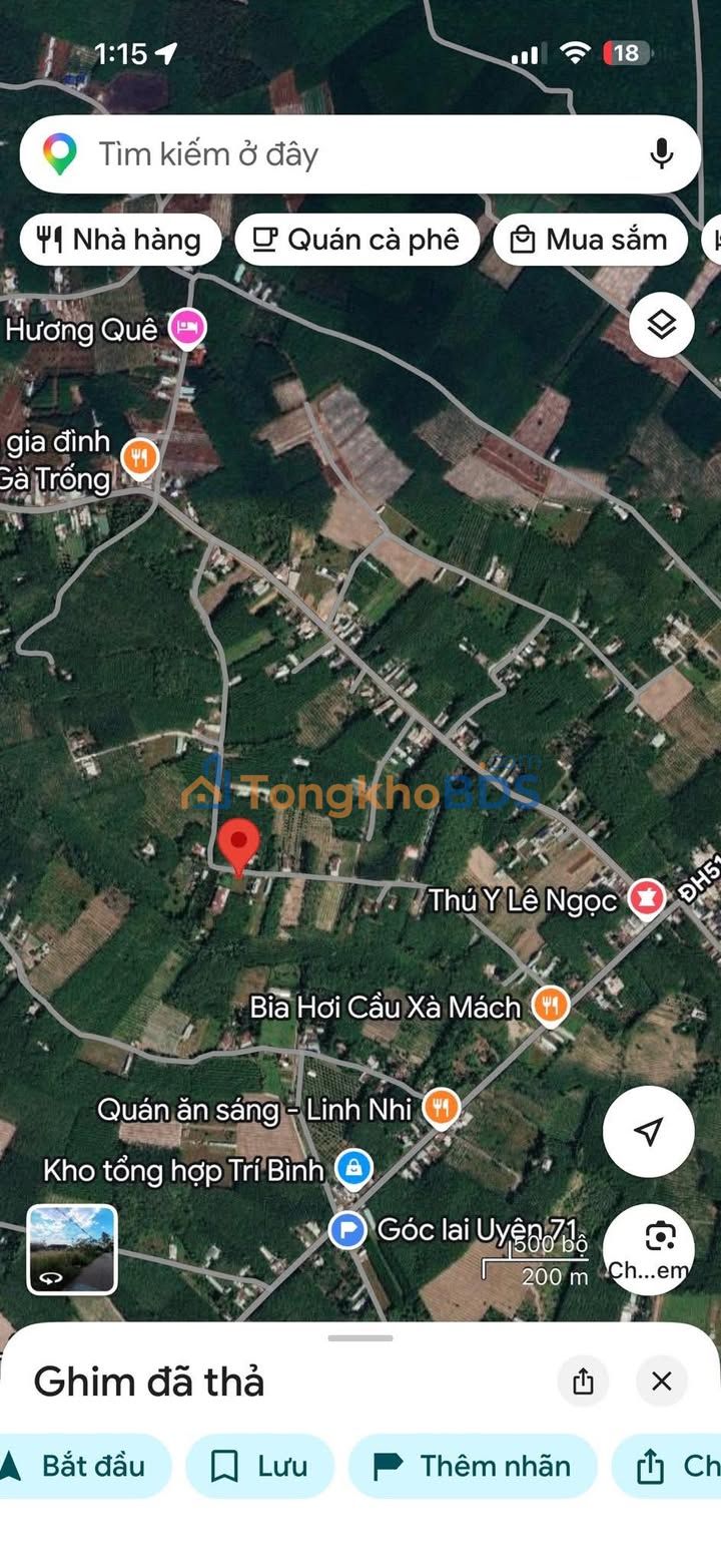 Đất Nền Bàu Bàng 220m² - Sổ Đỏ Thổ Cư, Giá Đầu Tư 2.2 Tỷ