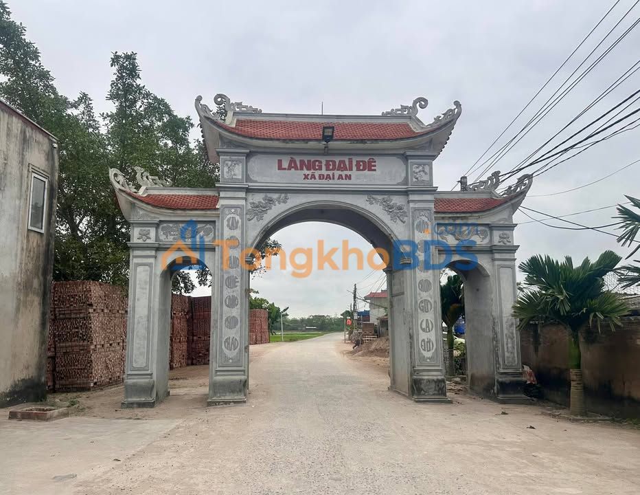 Đất nền vuông vắn 103.8m² tại Đại An, Vụ Bản, Nam Định - Sổ hồng sẵn sàng