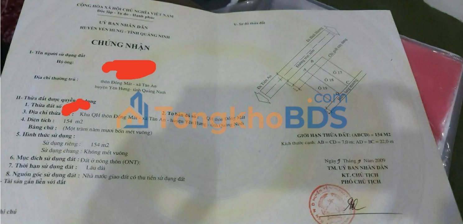 Đất nền Hạ Long 154m² - Trục chính Hoàng Công, Sổ đỏ QH