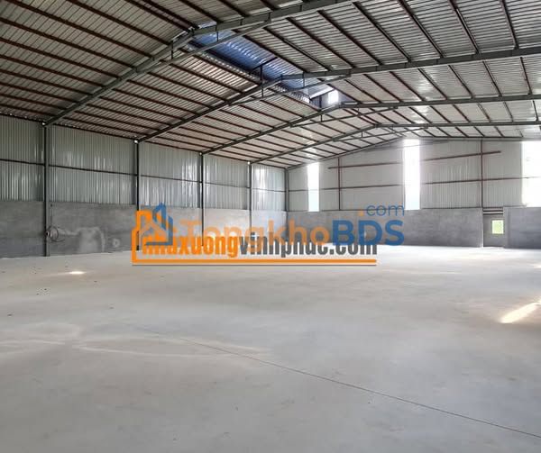 Cho thuê nhà xưởng 1500m² Kim Long, Tam Dương - Giá 60 Triệu/Tháng