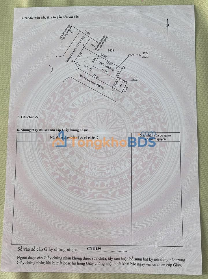 Đất Nền Góc Phú An, Bến Cát - 294m² - 3.1 Tỷ - Vị Trí Vàng