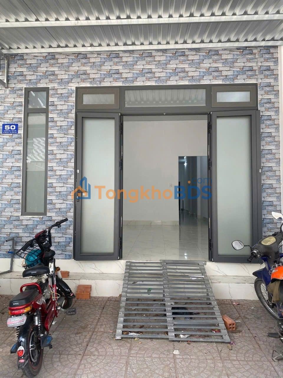 Cho thuê nhà trệt 2 PN KDC 91B Cần Thơ - 7.5 triệu/tháng, ô tô đậu cửa