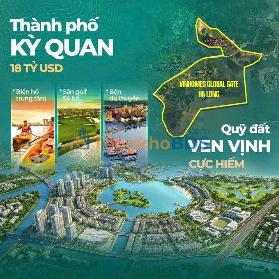 Biệt thự Vinhomes Hạ Long Xanh 150m² - Giá GĐ 1, Sổ đỏ lâu dài