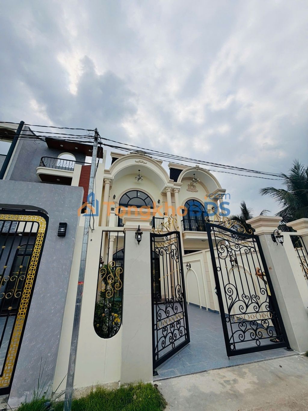 Biệt thự Tân Cổ Điển 225m² Sổ Hồng Riêng - KCN Cầu Tràm