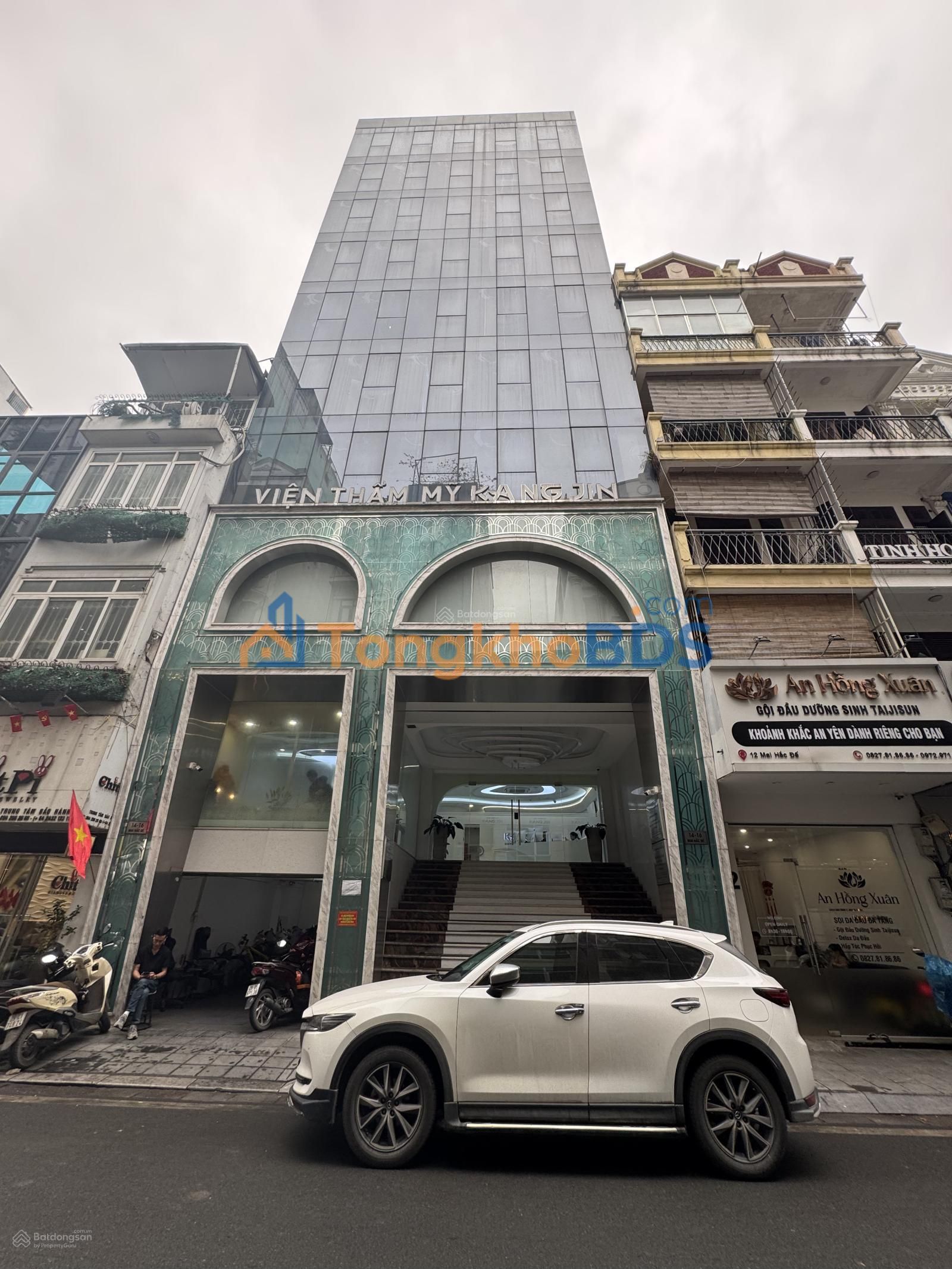 Cho thuê Tòa nhà 8 tầng mặt phố Hồng Tiến, Long Biên - 500m², Kinh doanh đa ngành