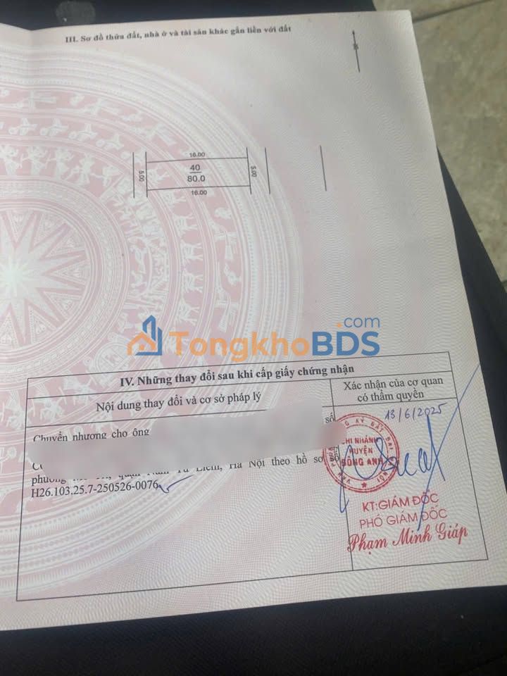 Đất đấu giá X2 Nguyên Khê 80m² - Mặt tiền 5m, đường 15m - Đầu tư sinh lời cao