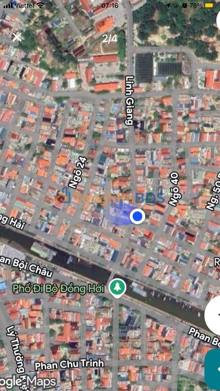 Nhà Mặt Tiền Linh Giang - Trung Tâm Hải Thành, Đồng Hới - 90m² - Giá 2.6 Tỷ - Sẵn Sàng Kinh Doanh