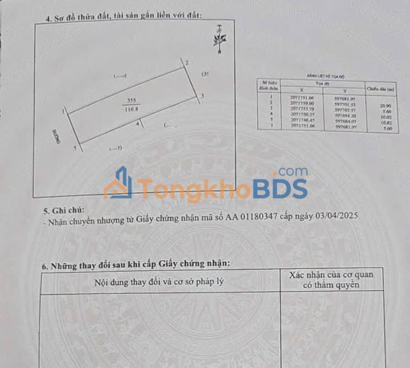 Đất Nền Nghi Ân - 116.8m² - Sổ Đỏ Vuông Vức - Giá 3 Tỷ