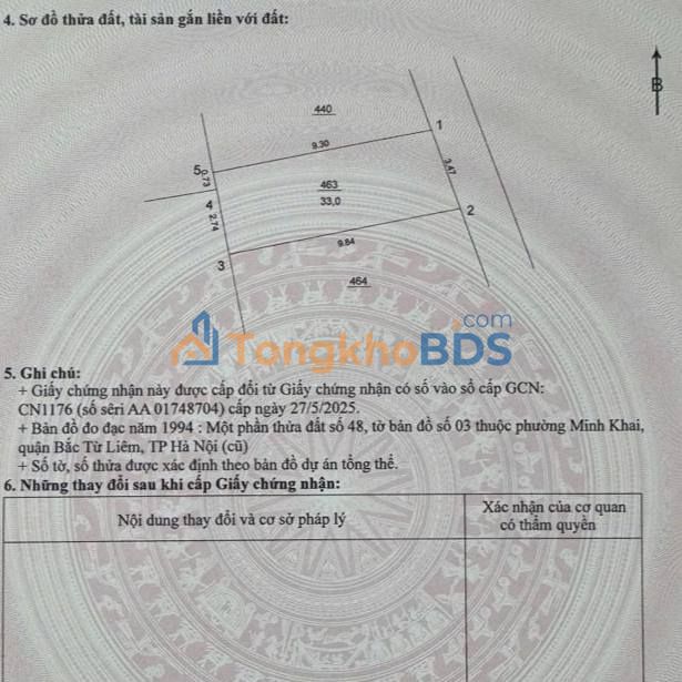 Cho thuê nhà Cầu Diễn 33m² - 6 phòng - Dòng tiền 25tr/tháng