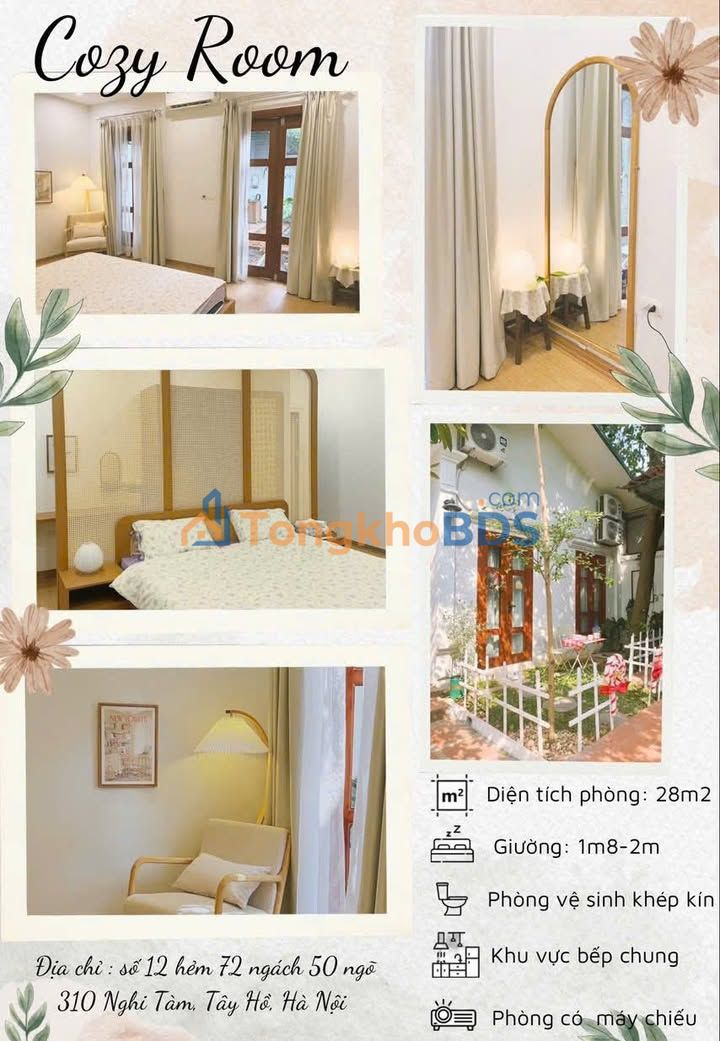 Biệt thự sân vườn Hồ Tây 4PN - Cho thuê ngắn hạn view đẹp