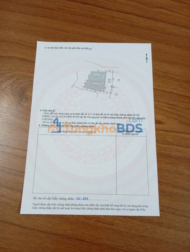 Bán đất Mậu Lương Hà Đông 60m² - Sổ đỏ sẵn sàng giao dịch