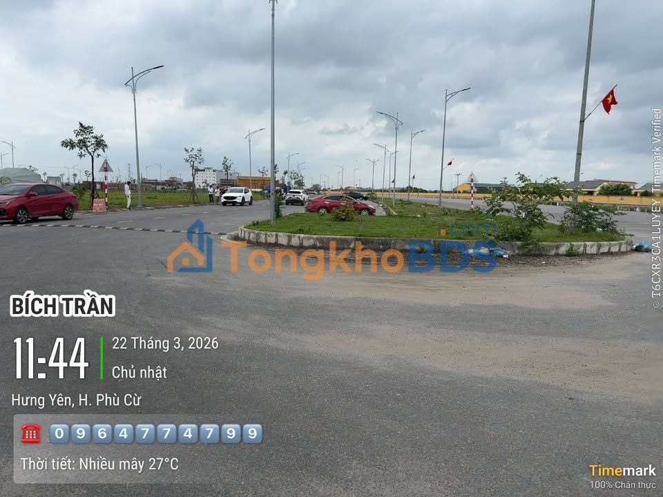 Đất nền Hưng Yên 184m² mặt tiền 8m - Sổ đỏ sẵn, giá 4 tỷ