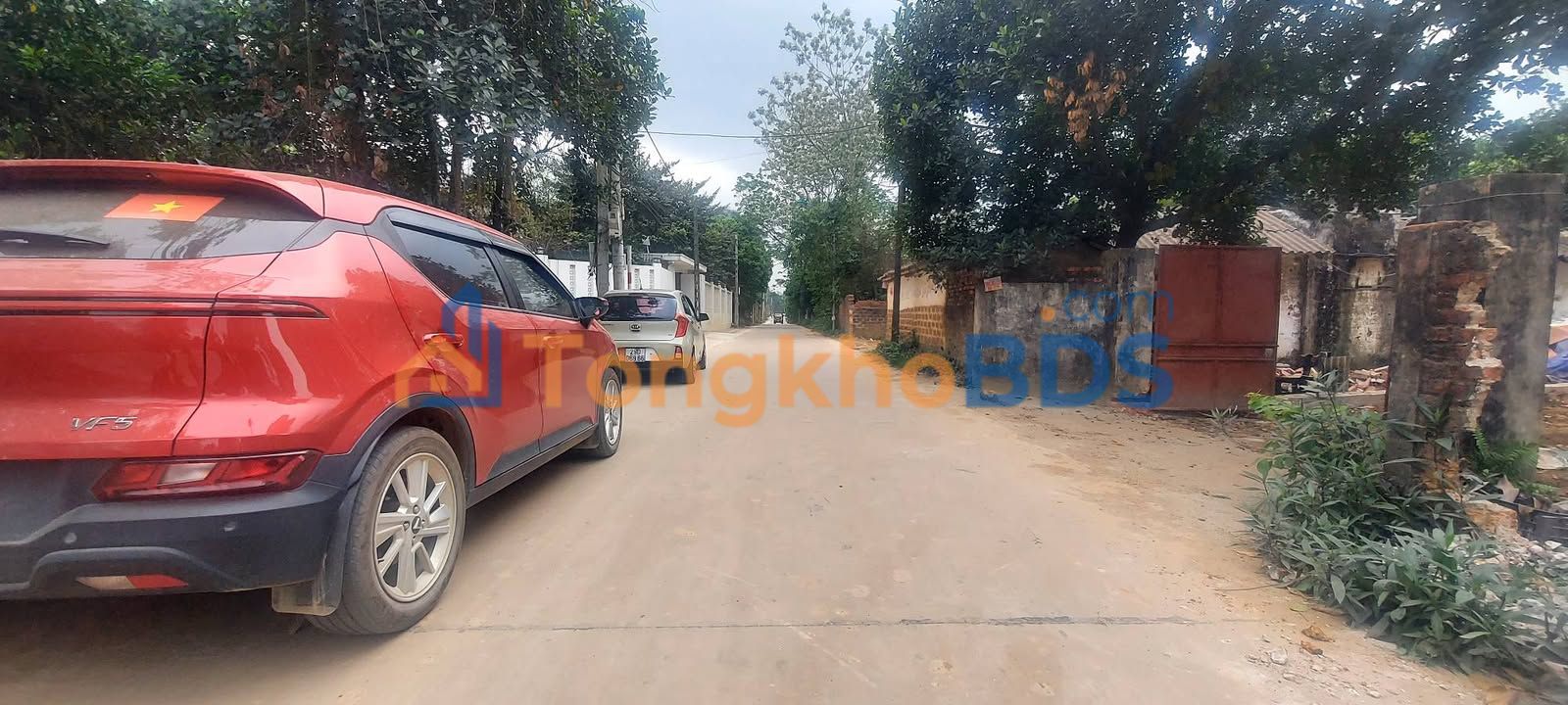 Đất thổ cư 107m² sổ đỏ, mặt tiền 5m nở hậu 5.5m - Đoài Phương, Sơn Tây