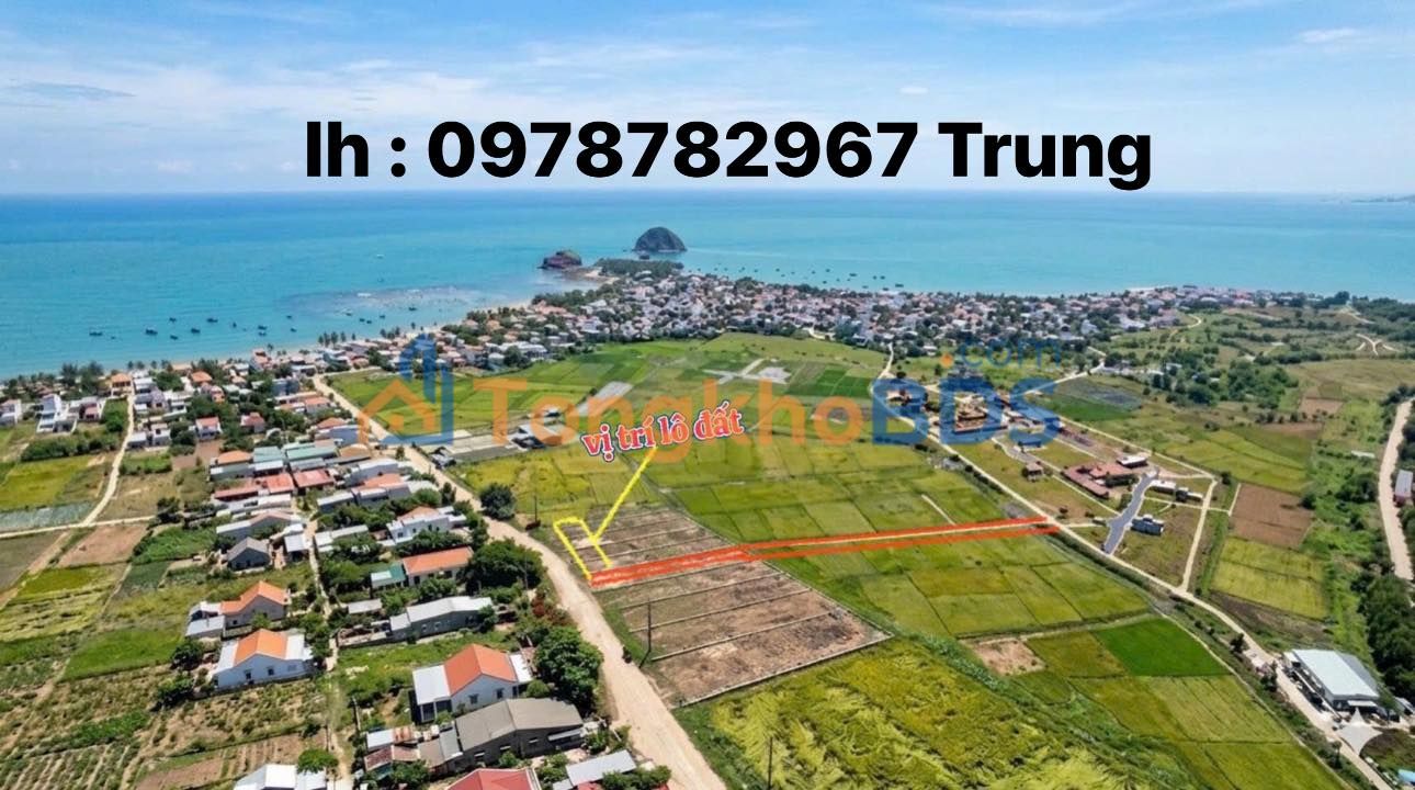 Đất thổ cư Tuy An, Phú Yên 160m² - Sổ hồng sẵn, gần biển 1.3km