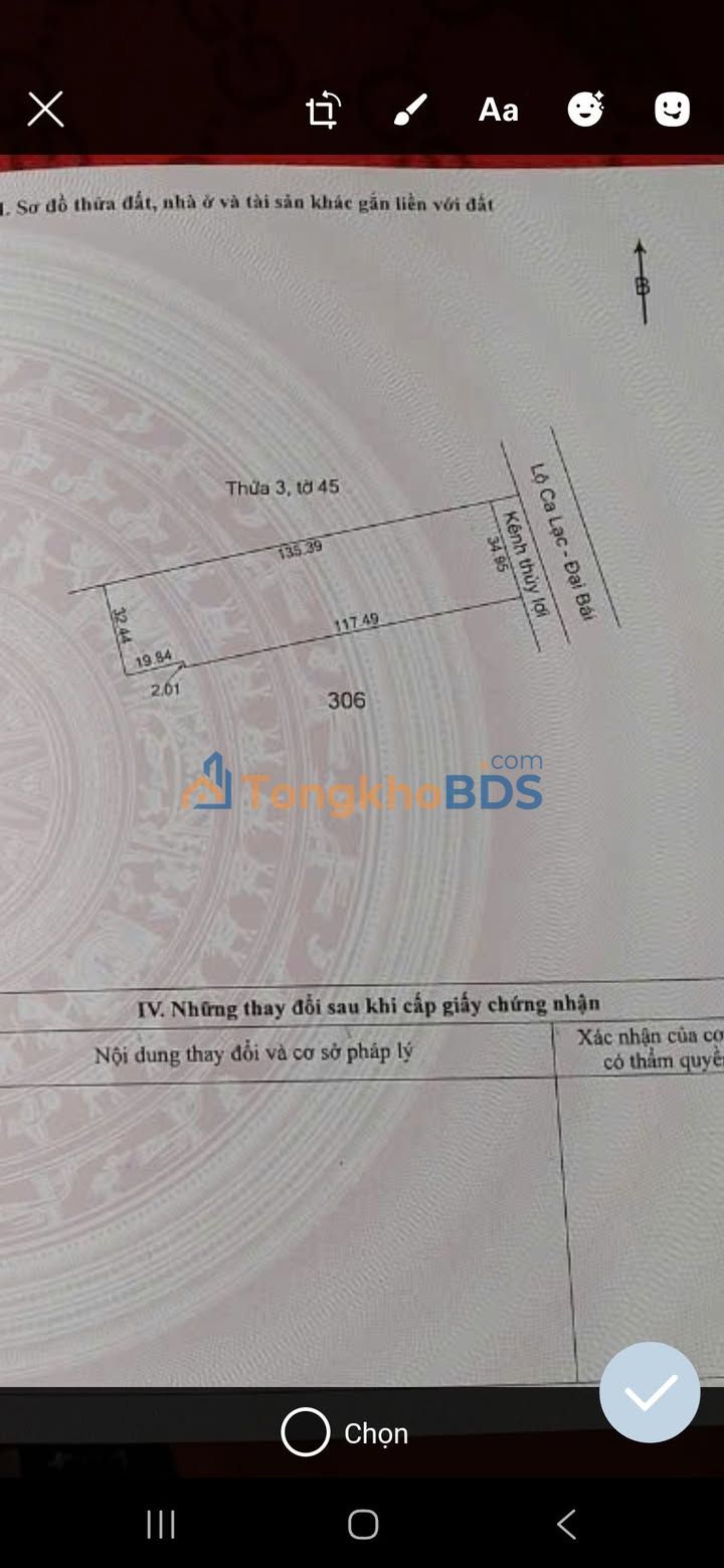 Bán Đất Lúa Mặt Tiền Lộ Cà Lạc, Sóc Trăng - 4650m² Giá Tốt