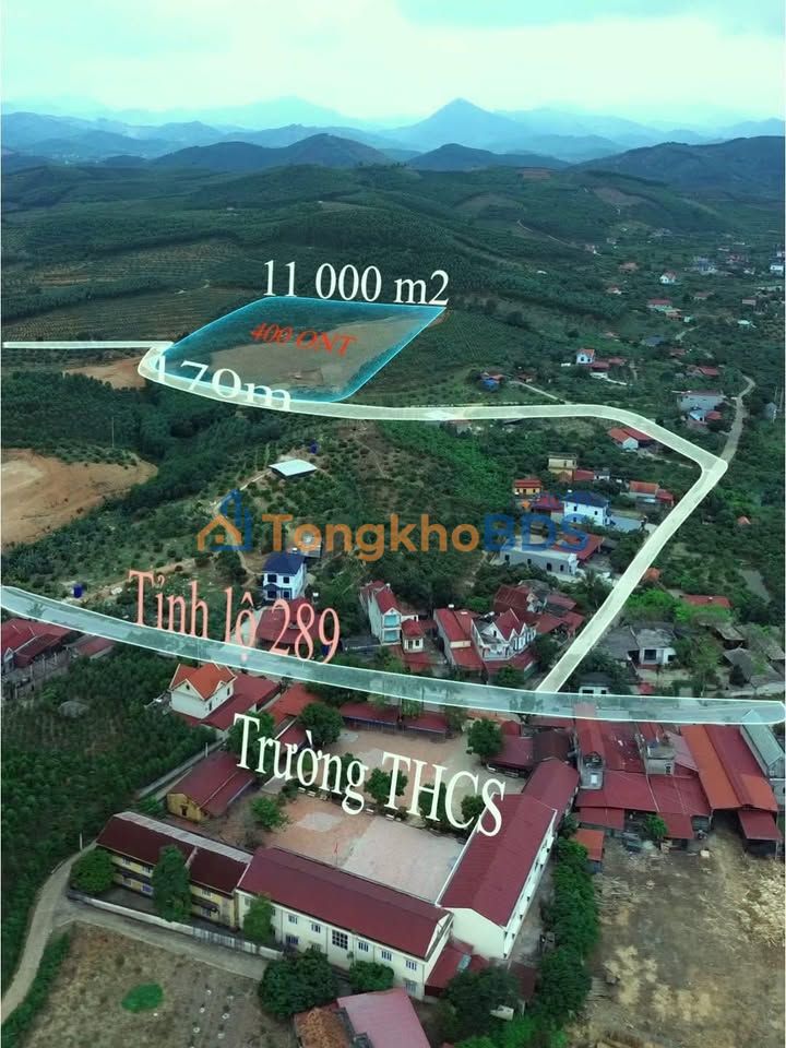 Đất Nền Bắc Giang 11.000m² Sổ Đỏ - Mặt Tiền 170m