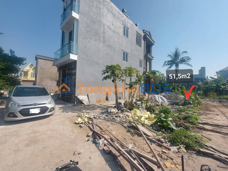 Đất nền Hải An 51.5m² - Ngõ ô tô, 2 mặt thoáng, giá 1.45 tỷ