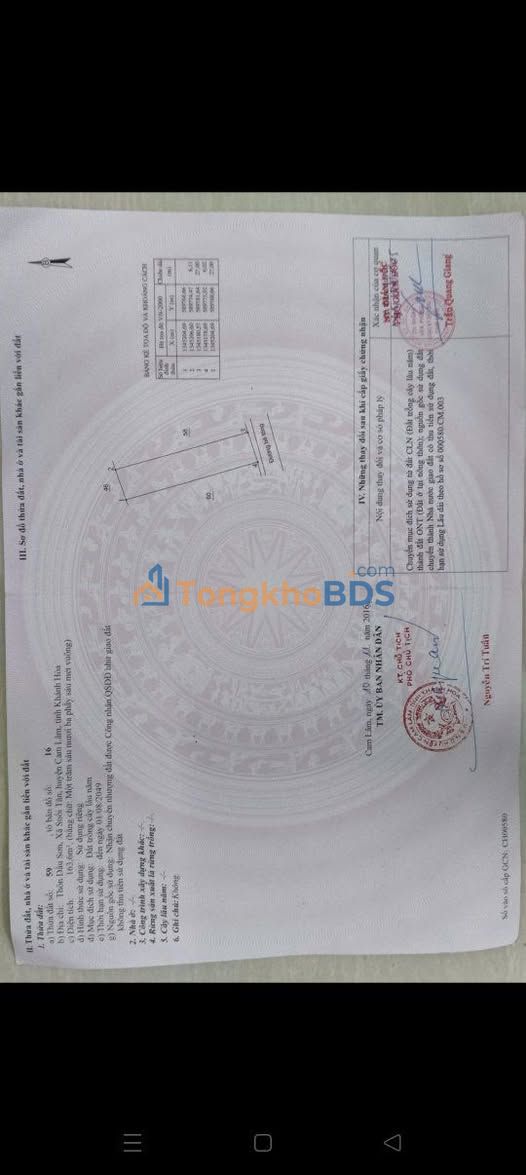 Bán đất thổ cư 163m² Suối Tân, Cam Lâm - Sẵn sổ, gần QL