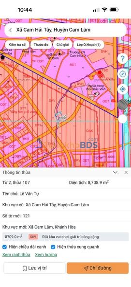 Đất Vườn Cam Hải Tây, Cam Lâm: 8708m² Có Sẵn Xoài, Giá 4.26 Tỷ