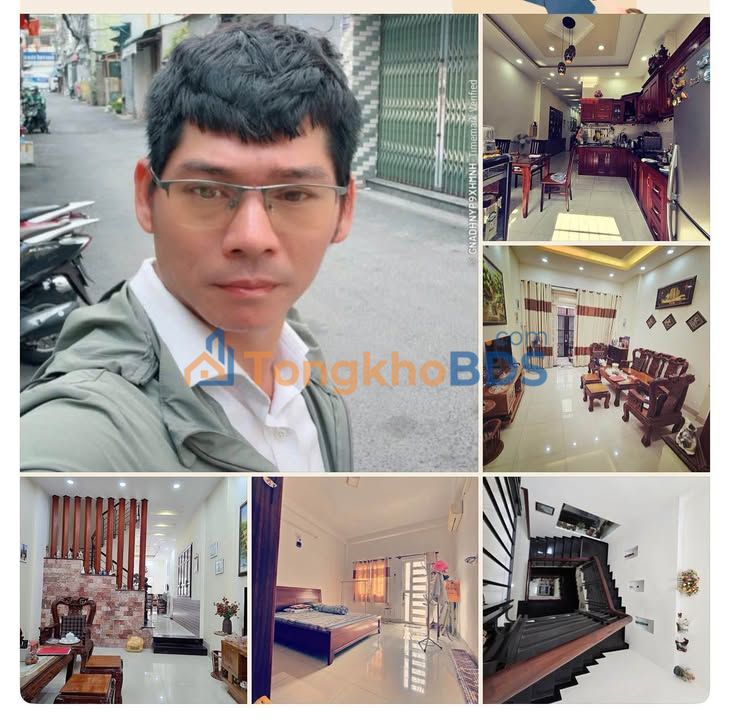 Nhà Phố 4.1x17m Dương Quảng Hàm P5, Gò Vấp - 4PN, Sổ Hồng Riêng