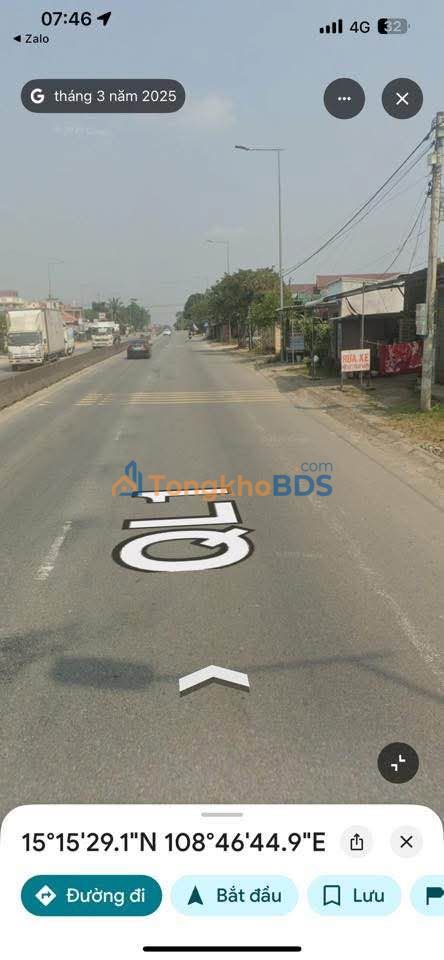 Đất Mặt tiền QL Bình Hiệp, Quảng Ngãi 266m² - Giá 2.2 Tỷ Chính Chủ