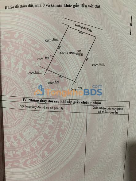 Bán Đất Nga Sơn - 700m² Thổ Cư Sẵn Sàng Xây Dựng