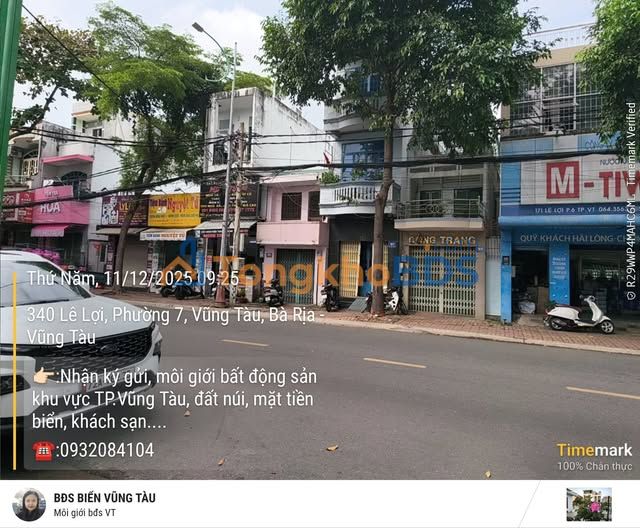 Nhà Mặt Tiền Lê Lợi Vũng Tàu 92.6m² - Dòng Tiền Ổn Định, Kinh Doanh Đắc Lợi