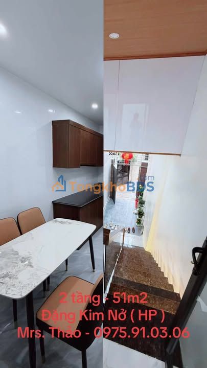 Nhà 51m² Ngõ Đặng Kim Nở, Hải Phòng - Sân Cổng Riêng, Full Nội Thất