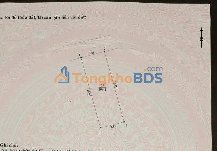 Đất Nền Hòa Lạc 296m² - Mặt Tiền Rộng 10m - Giá Tốt Đầu Tư