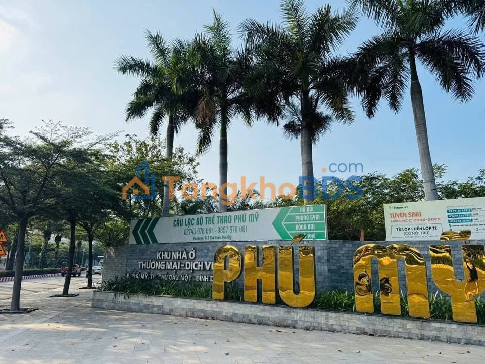 Cho thuê Nhà Phố Kinh Doanh Phú Mỹ, Bình Dương - 102m², 3PN, Full Nội Thất