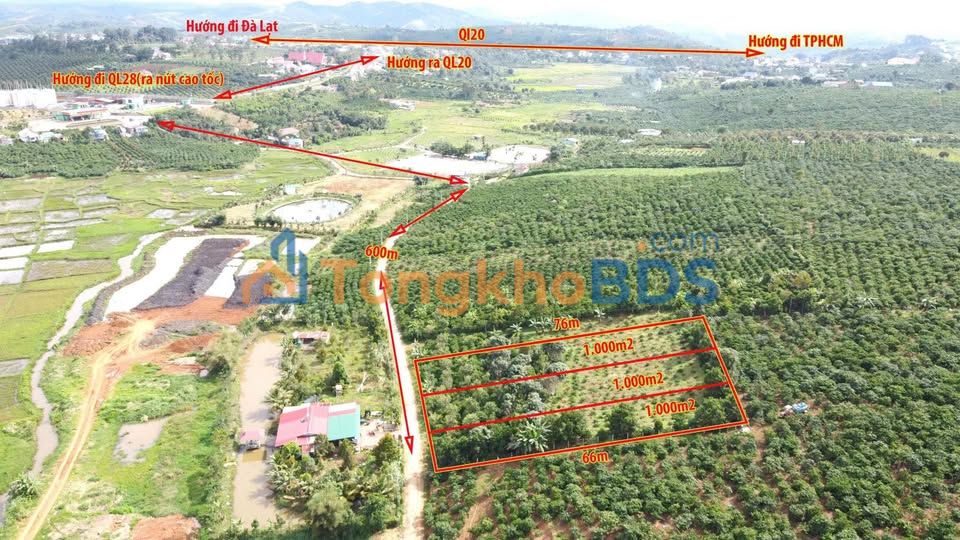 Đất Di Linh 360m² Mặt Bê Tông - Chỉ 1.05 Tỷ, Sẵn Sổ Hồng