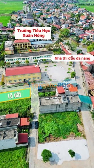 Đất Lô Góc Xuân Hồng, Nam Định - 179m² Sổ Đỏ, Gần Chợ, Trường Học