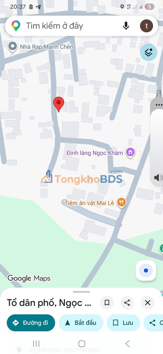 Đất Ngọc Khám Thuận Thành 110m² - Sổ Đỏ Chính Chủ, Giá Đầu Tư
