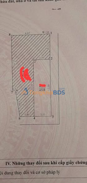Đất Lô Góc 43m² Vĩnh Ninh, Thanh Trì - Ô Tô Vào Tận Đất, Giá 5.55 Tỷ