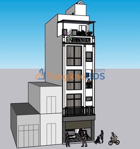 Nhà Lô Góc 6 Tầng 50m² Ngõ 479 Lĩnh Nam - Ô tô Đỗ Cửa, Sổ Đỏ Riêng, Giá Tốt