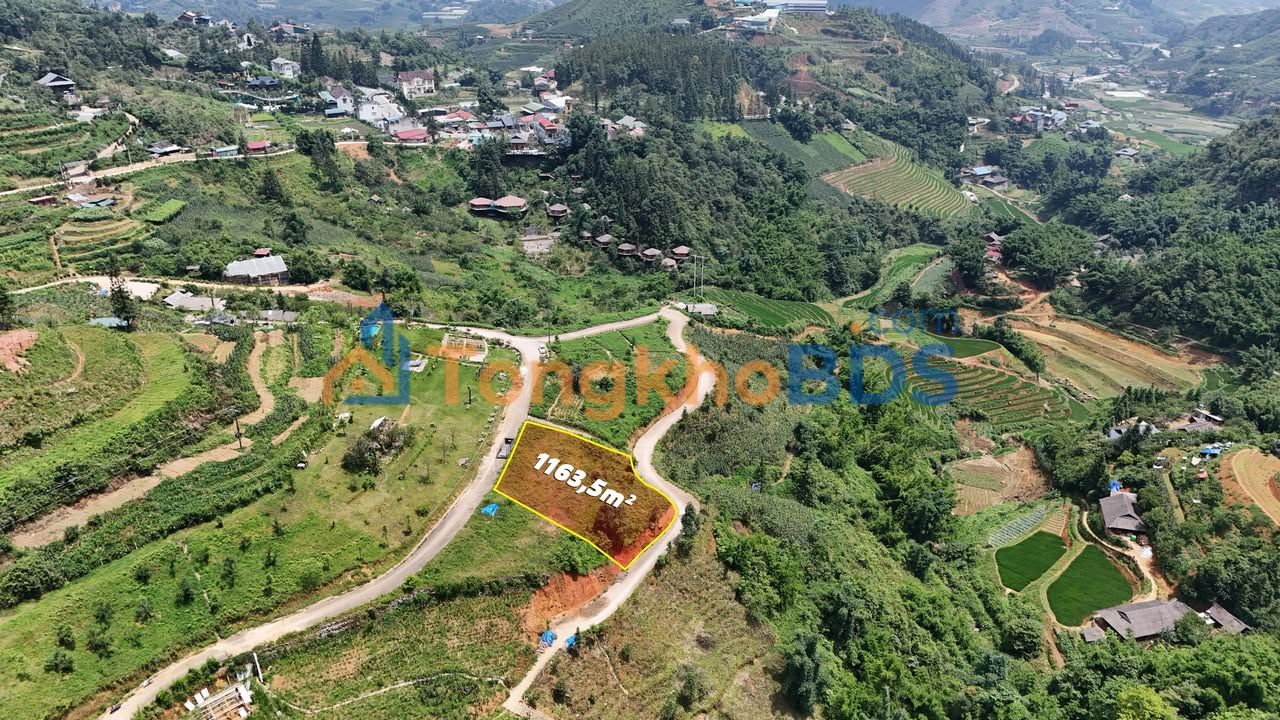 Đất Sa Pa 1163m² - 2 Mặt Tiền View Núi Rừng Cực Chill