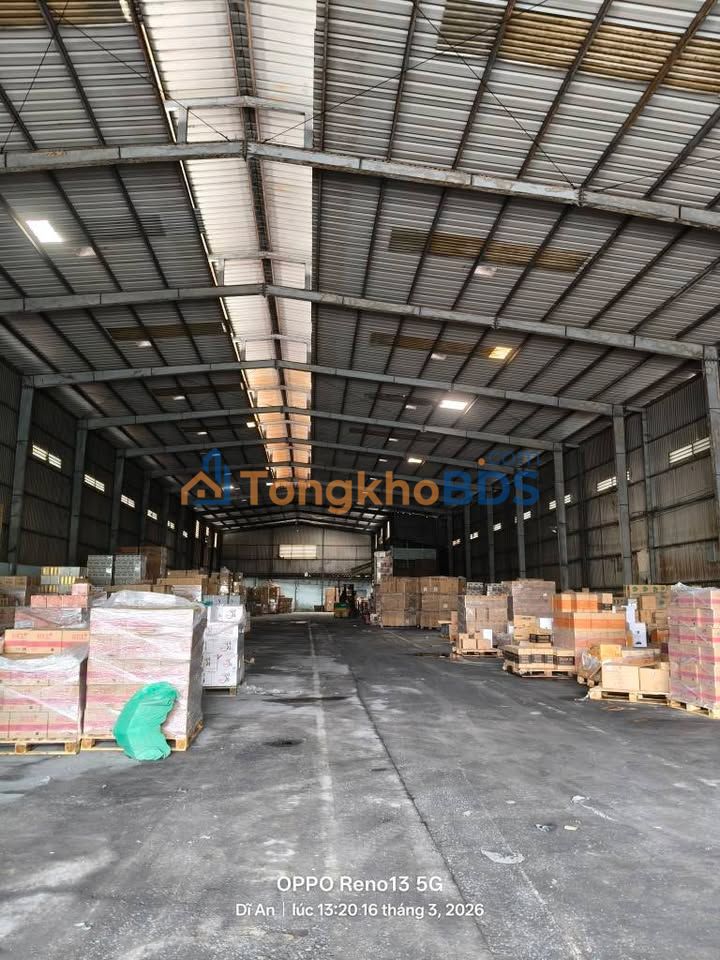 Cho Thuê Xưởng 1700m² Dĩ An, Bình Dương - Sẵn Sàng Hoạt Động