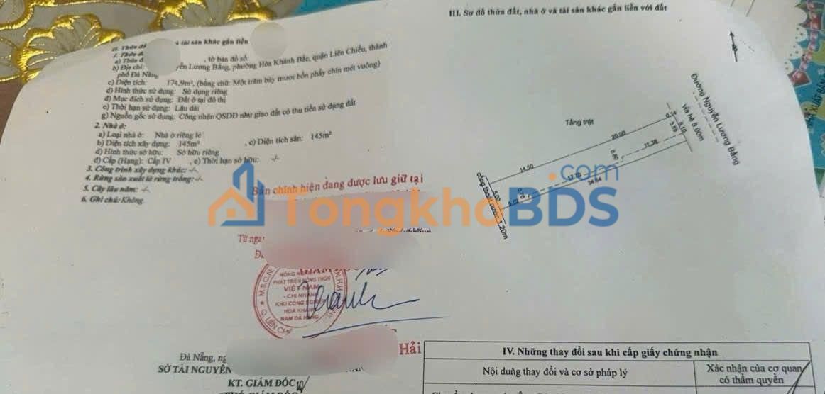 Nhà Mặt Tiền Nguyễn Lương Bằng, Liên Chiểu - 175m² Kinh Doanh Đắc Địa