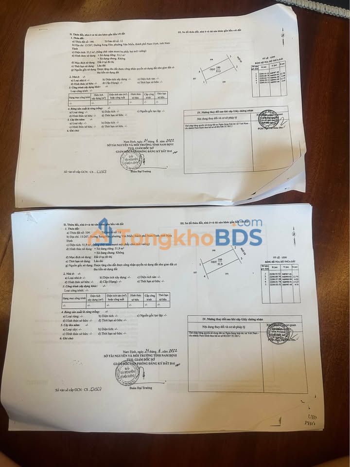 Bán Đất Song Hào Nam Định 50m² - Giá 2.95 Tỷ/Lô - Sẵn Sổ