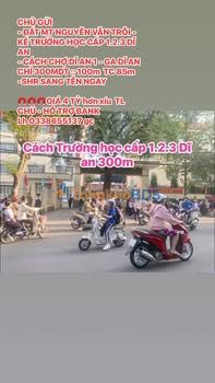 Đất MT Nguyễn Văn Trỗi Dĩ An 100m² - Sổ Hồng Sẵn Sàng - Giá Tốt